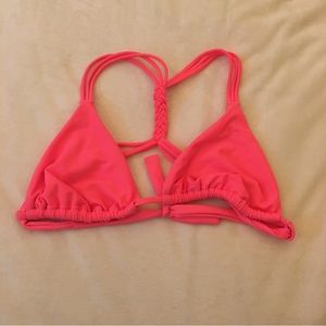 Hot pink bikini top